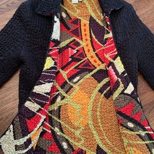 Alberto Makali Black Multicolor Jacket